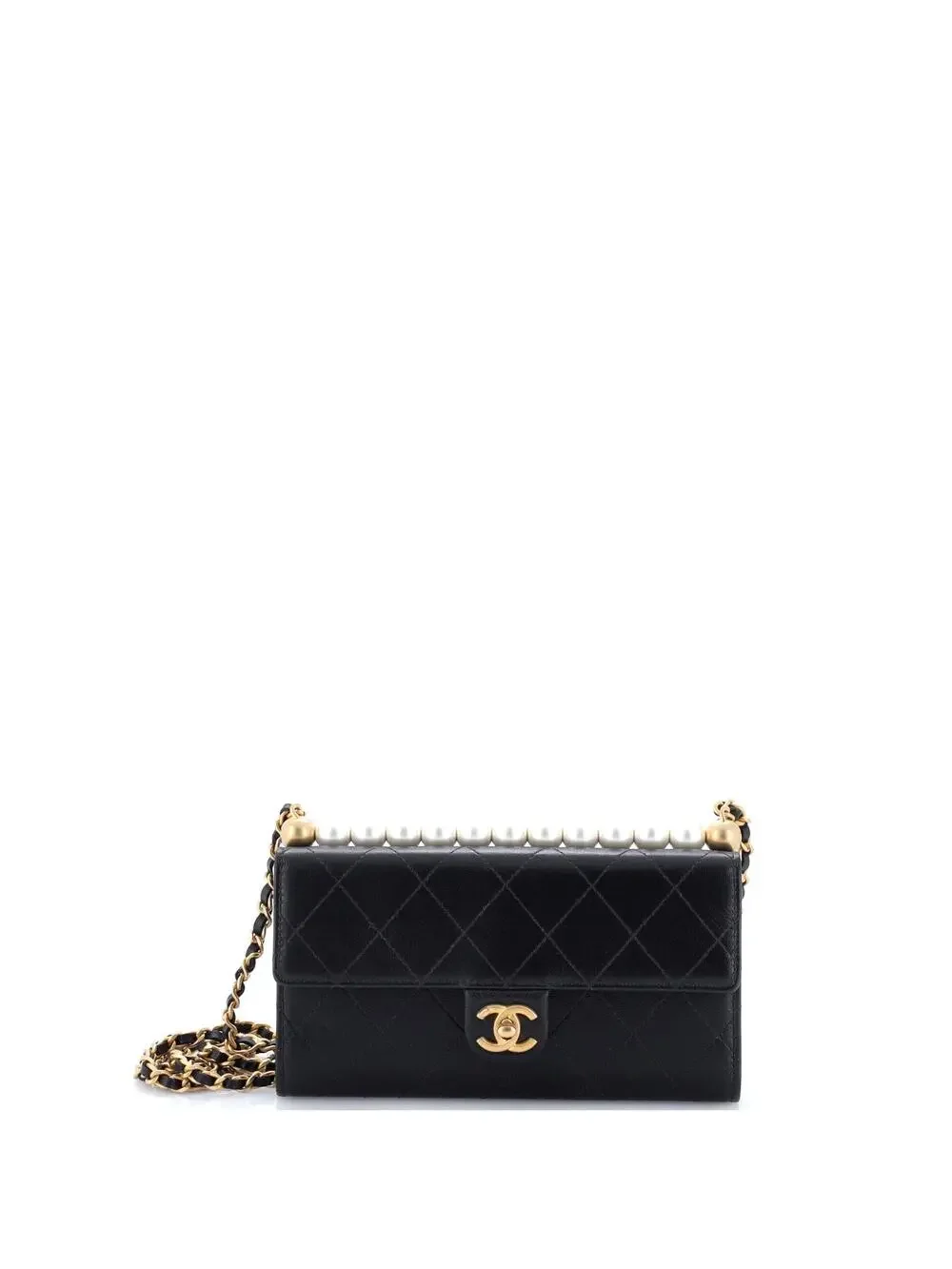 Chanel Chic Pearls Clutch With Chain #327425C29B